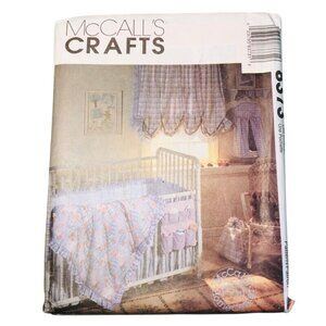 Vintage McCalls Sewing Pattern 8373 Home Decor Baby Accessories Uncut
